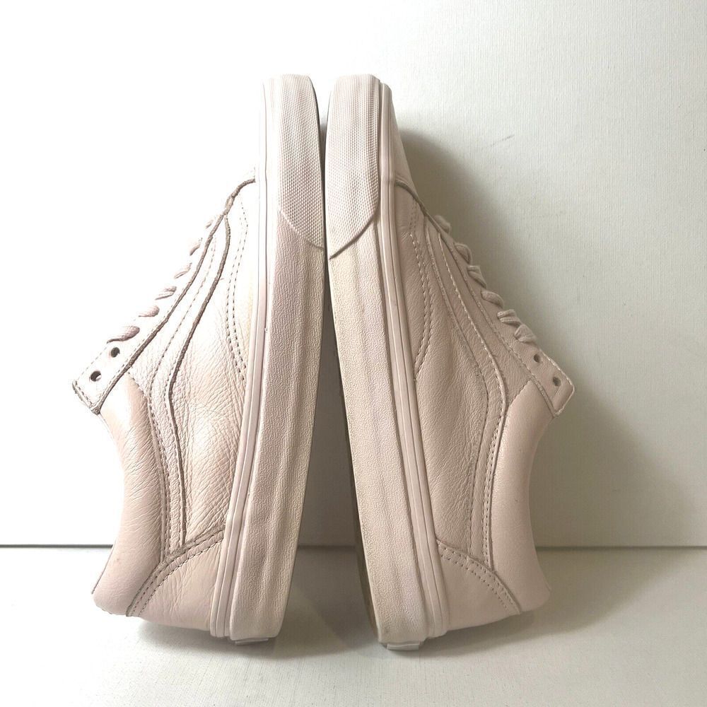VANS Old Skool Pink Leather Skate Shoes Women's Size 8 Low Top Sneaker Men's 6.5 - Picture 5 of 11